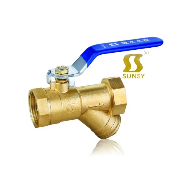 yuhuan BSP NPT long style SSF30460 1 inch brass ball valve