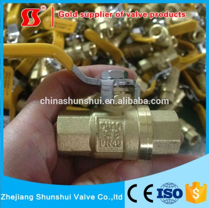 SS2060 206 Brass Full Port Ball Valve Water level controller float valve 1/4