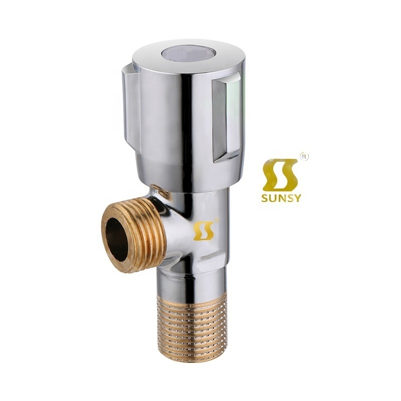 China Yuhuan shunshui sunsy factory BSP NPT SS60201 swing Brass Angle Meter Check Valve For Bathroom JF107