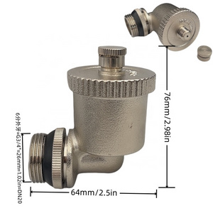 Ventilation and Air Conditioning kits HVAC Pressure relief valve air release valve angle elbow auto air vent