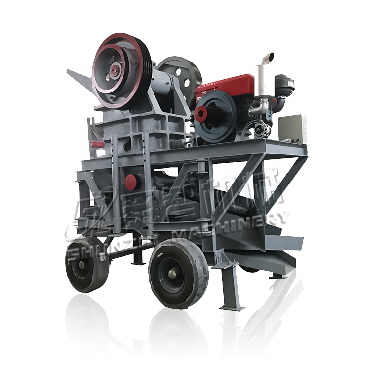 Reliable Small Scale Jaw Crusher 200*300 Diesel Engine Jaw Crusher Mobile Stone Customized Home South Africa Machine 2-6 T/h