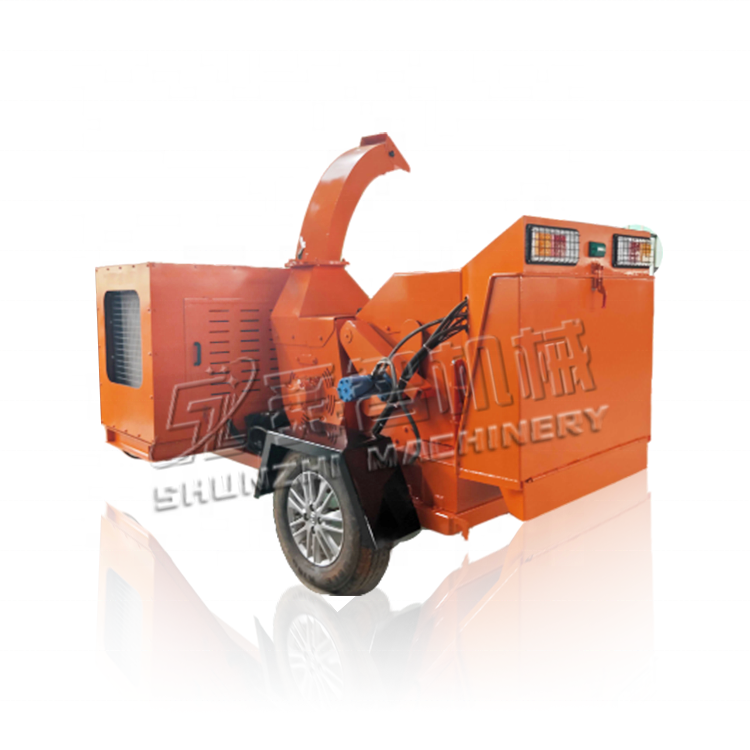 Wood Crusher CE approved shredder mulcher Agriculture wood cutter 20~35HP wood chipper machine