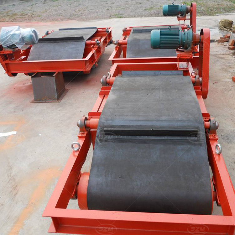 Automatic Magnetic Separator Permanent Iron Remover Self-Unloading Overband Iron Remover