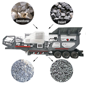 Mobile Impact Crusher Stone Limestone Sand Making Machine With Vibrating Screen