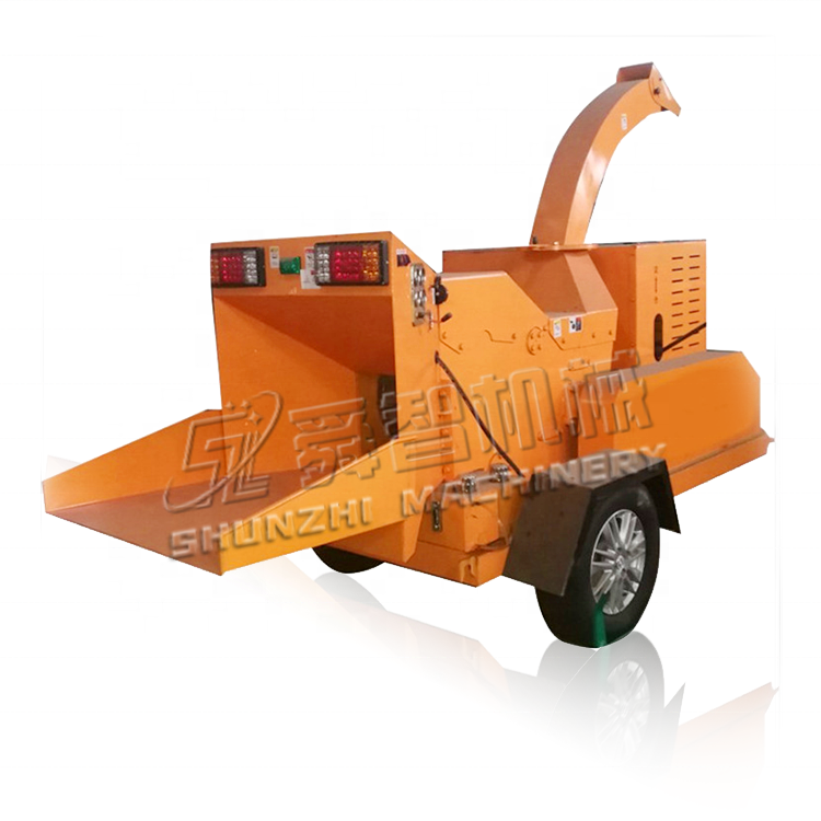 Wood Crusher CE approved shredder mulcher Agriculture wood cutter 20~35HP wood chipper machine