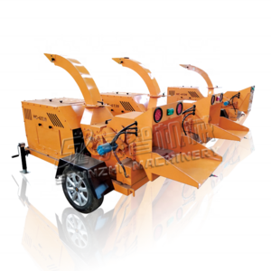 Wood Crusher CE approved shredder mulcher Agriculture wood cutter 20~35HP wood chipper machine