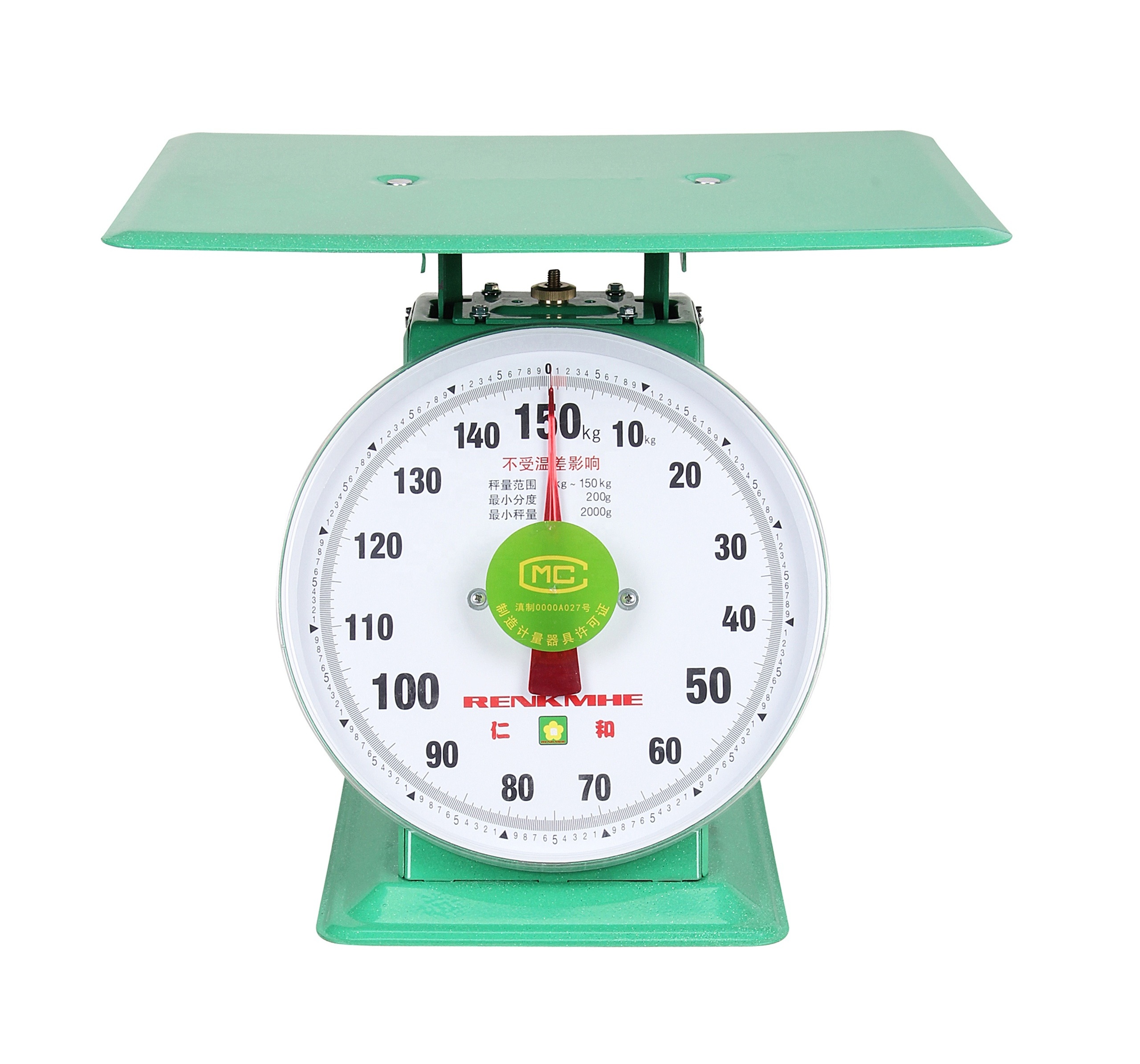 China Manufacturer Mechanical Weighing Scale Mechanical Spring Scale 150KG Scale