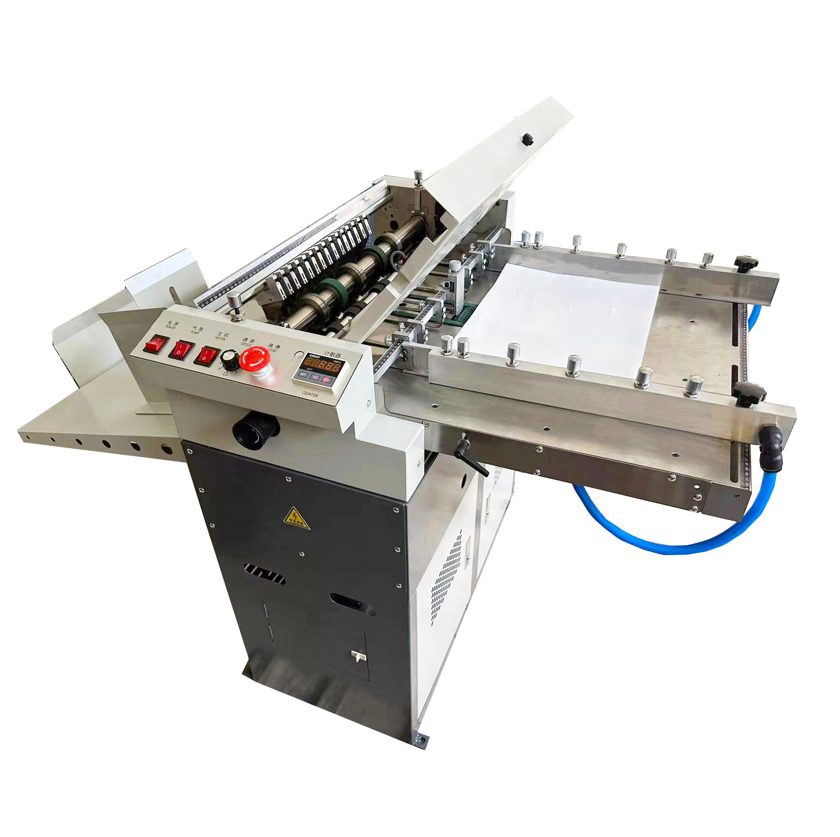 SG-QYH660 High Quality Automatic Paper Creasing Perforating Machine Rotary Blade Die Cutting Machine Factory Use Fast Speed