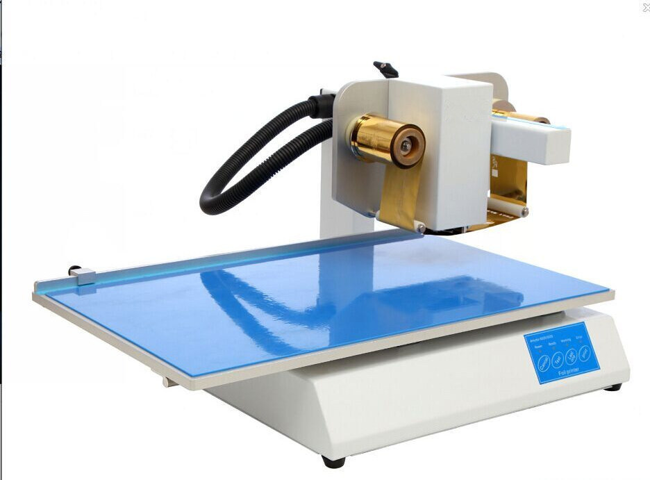 SG-8025   flatbed aluminum digital gold foil stamping printing machine for pvc phone shell case