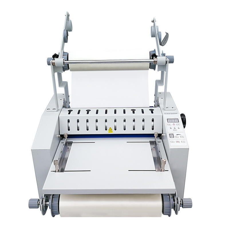 High Quality Business Card Laminating BOPP Film Machine With Big Steel Roll V370F