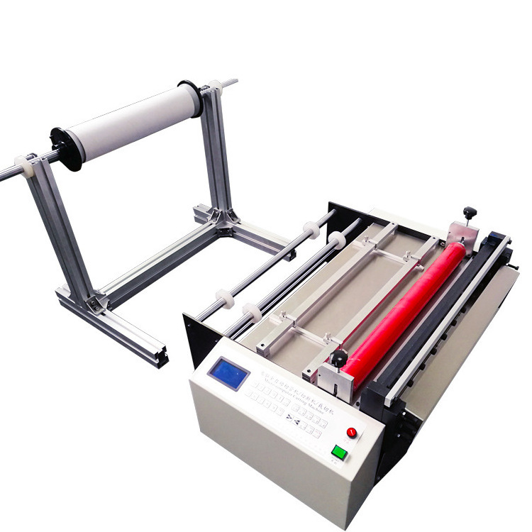 SG-YHD-500 Automatic Roll To Sheet Cutting Machine 400mm PVC Paper Film Roll To Sheet Cross Cutting Machine With Good Price