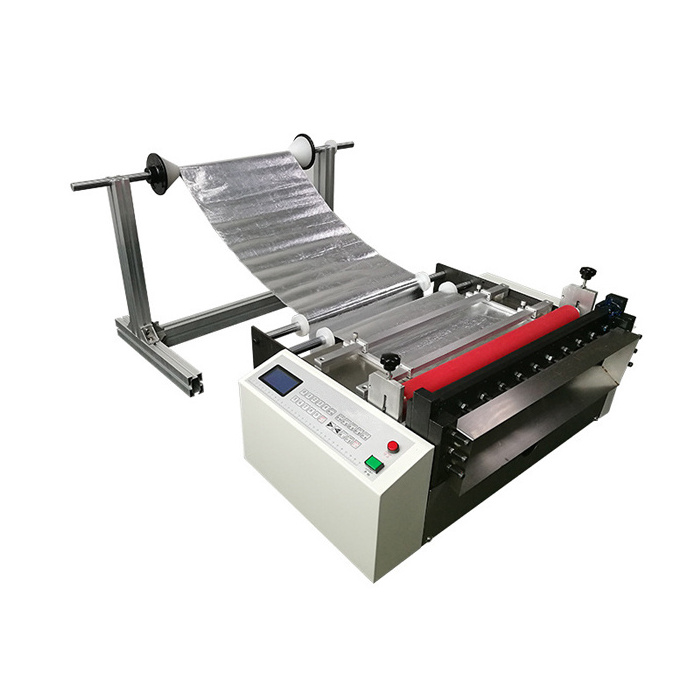 SG-YHD-500 Automatic Roll To Sheet Cutting Machine 400mm PVC Paper Film Roll To Sheet Cross Cutting Machine With Good Price