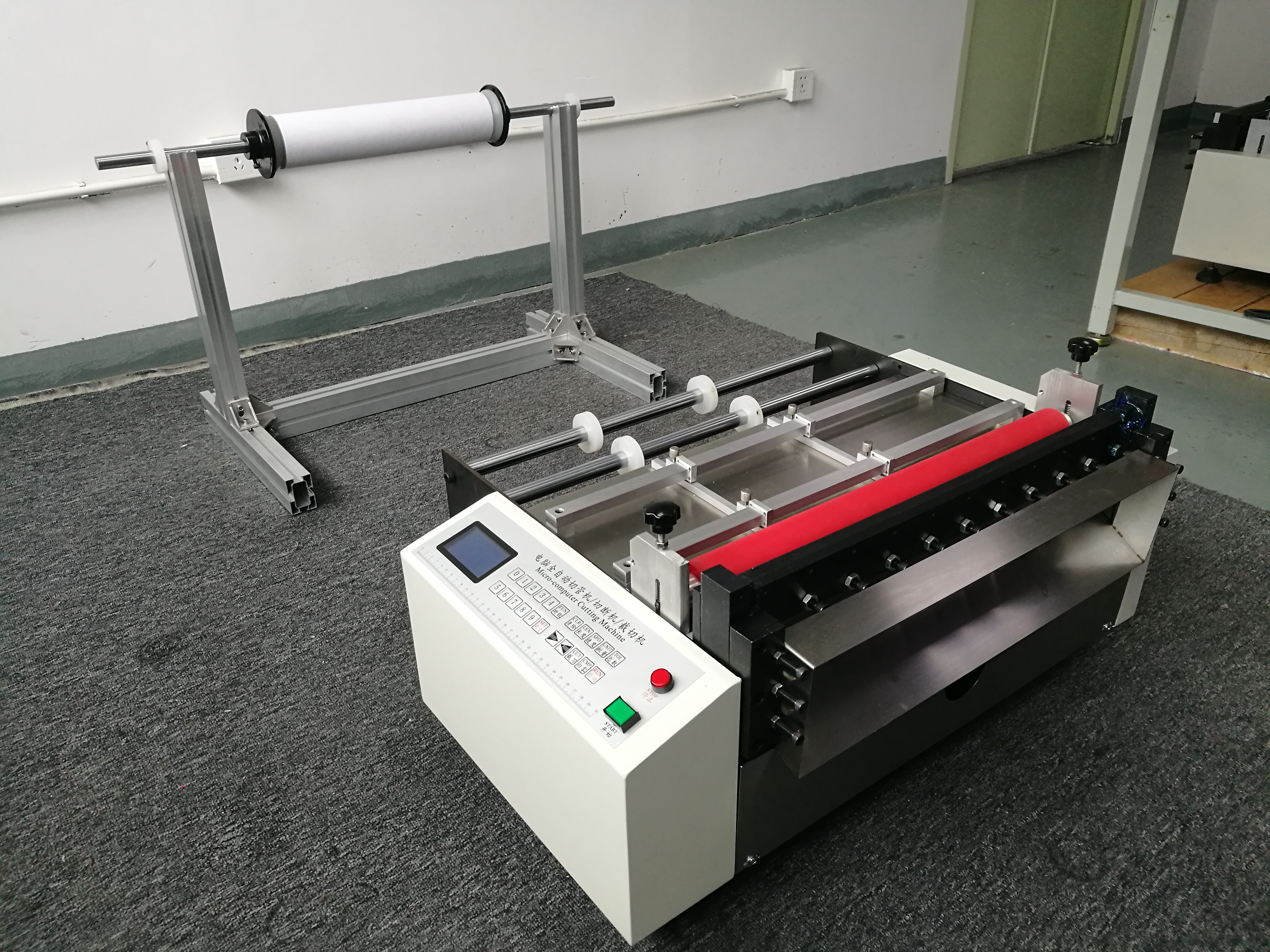 SG-YHD-500 Automatic Roll To Sheet Cutting Machine 400mm PVC Paper Film Roll To Sheet Cross Cutting Machine With Good Price