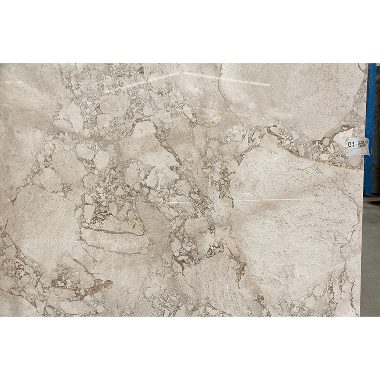 Wholesale Price Cheap Price Light Gray New Calaccata Eassit Grey Marble Slabs For Floor Tiles