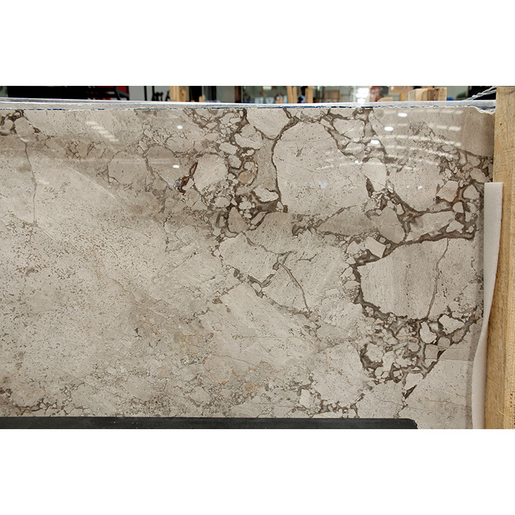 Wholesale Price Cheap Price Light Gray New Calaccata Eassit Grey Marble Slabs For Floor Tiles