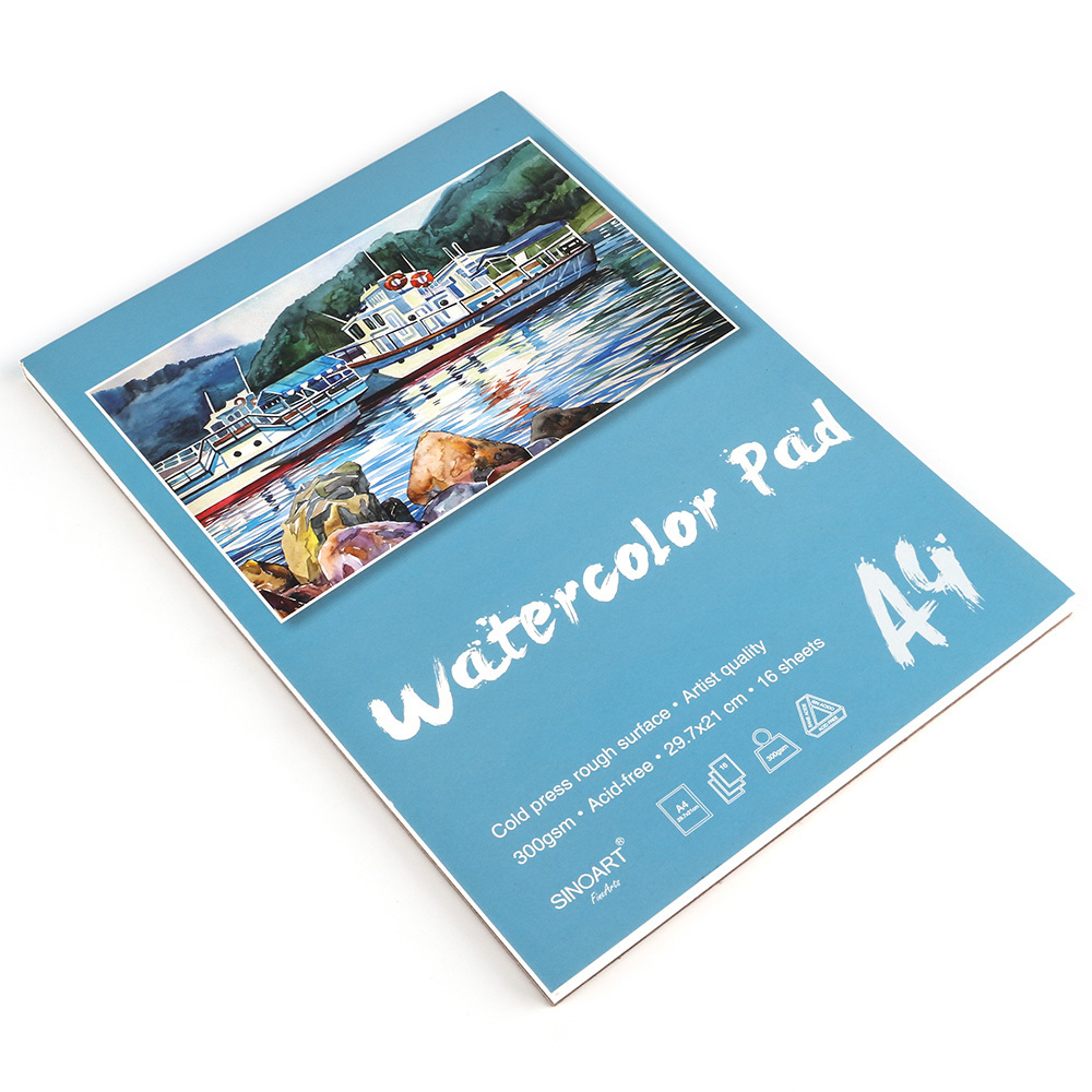 SINOART watercolor pad 300g pad Artist watercolor paper pad custom for Drawing paper