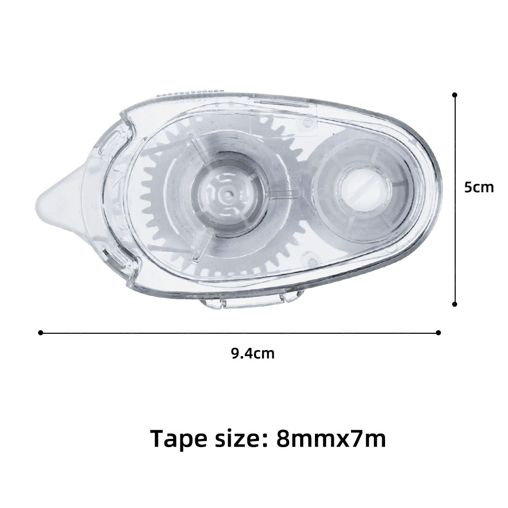 SINOART Double Sided Tape Adhesive Runner Roller 2pcBlister packaging tape runner set 8mm Adhesive Roller Tape for Scrapbooking