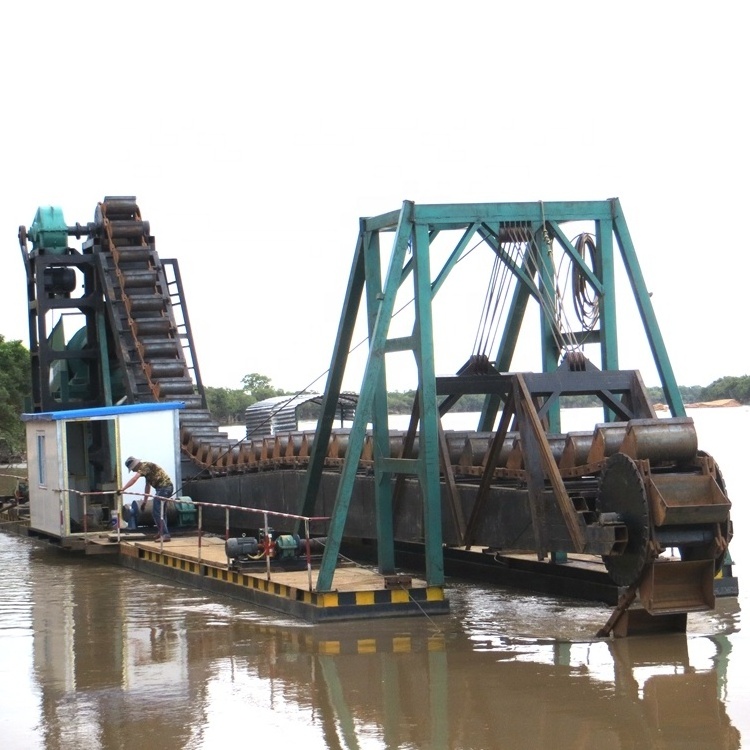 SINOLINKING Gold Mining Dredge with Gold Dredger Pump for sale