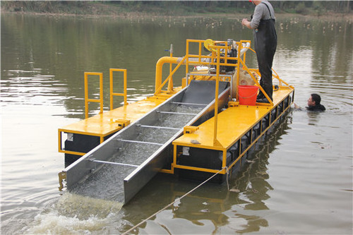 SINOLINKING Small Capacity Gold Mining Dredge Mini/Gold Dredge/Mini Dredge for Gold