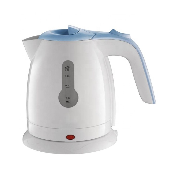 New 360 degree 1.0/1.2L rotary cordless plastic portable china tea electric kettle best sell in Japan