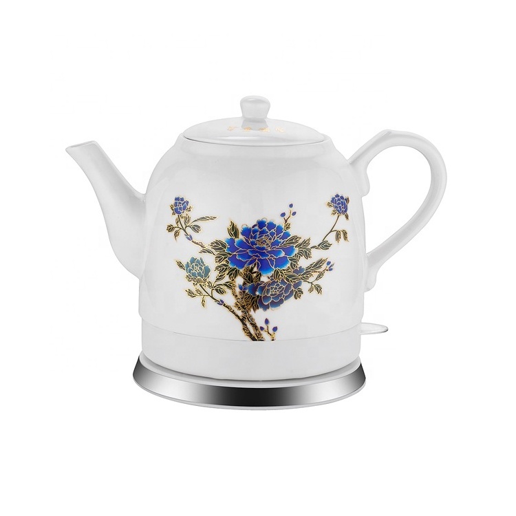 1.0/1.2L electric tea kettle ceramic porcelain electric kettle Made In Zhejiang In Cheap Price