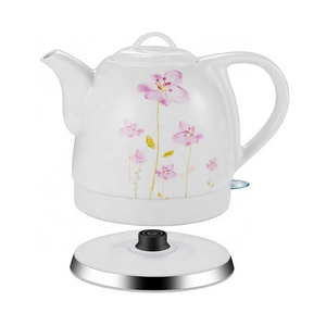 1.0/1.2L electric tea kettle ceramic porcelain electric kettle Made In Zhejiang In Cheap Price