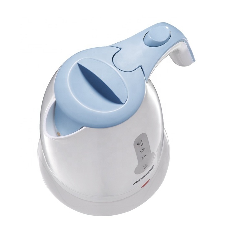 New 360 degree 1.0/1.2L rotary cordless plastic portable china tea electric kettle best sell in Japan