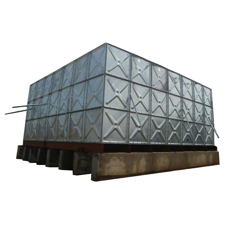 2024 Hot Selling Sectional Hot Dip Galvanized Assembled Steel Potable HDG Water Storage Tank Price