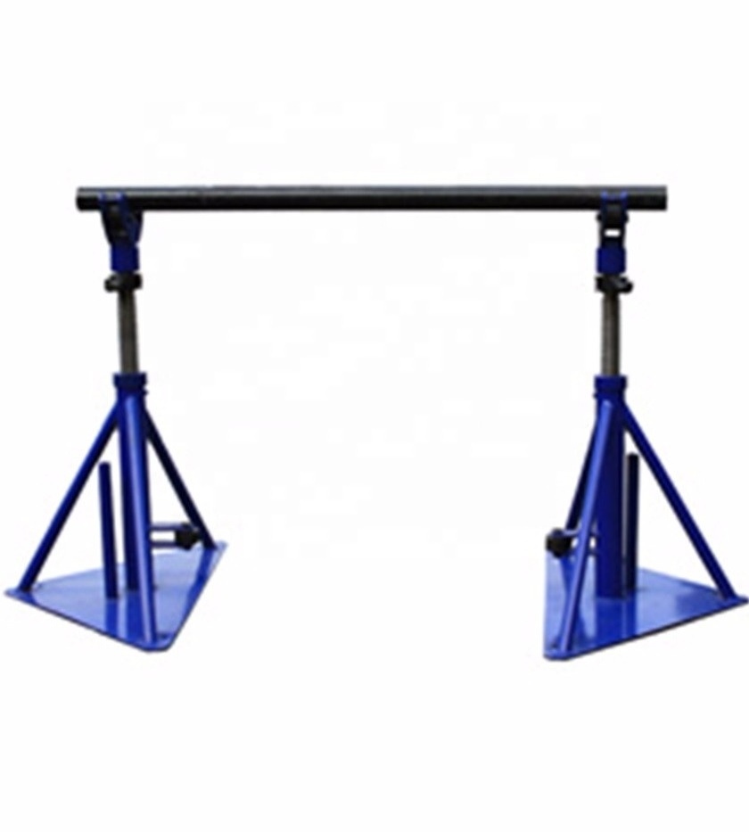 1- 30 Ton Adjustable Jack Stands Cable Drum Stand