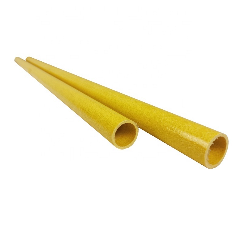 High Strength FRP Round Tube GRP Hollow Tubes Fiberglass Composite Pipe