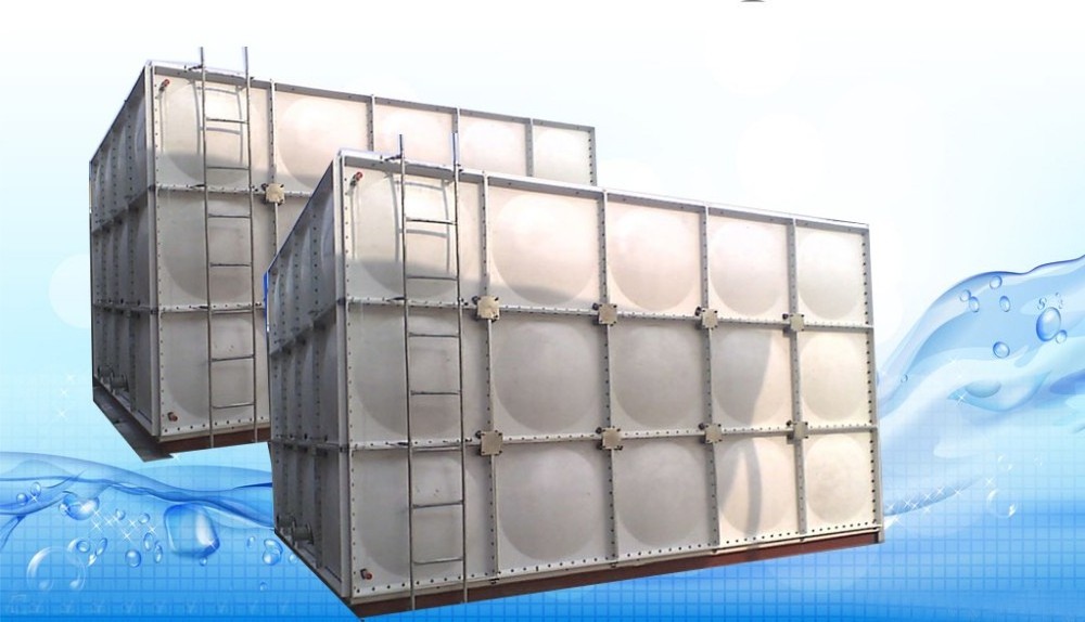 SMC FRP GRP sectional panel water tank 50000 gallon Modular GRP Panel Water Tank