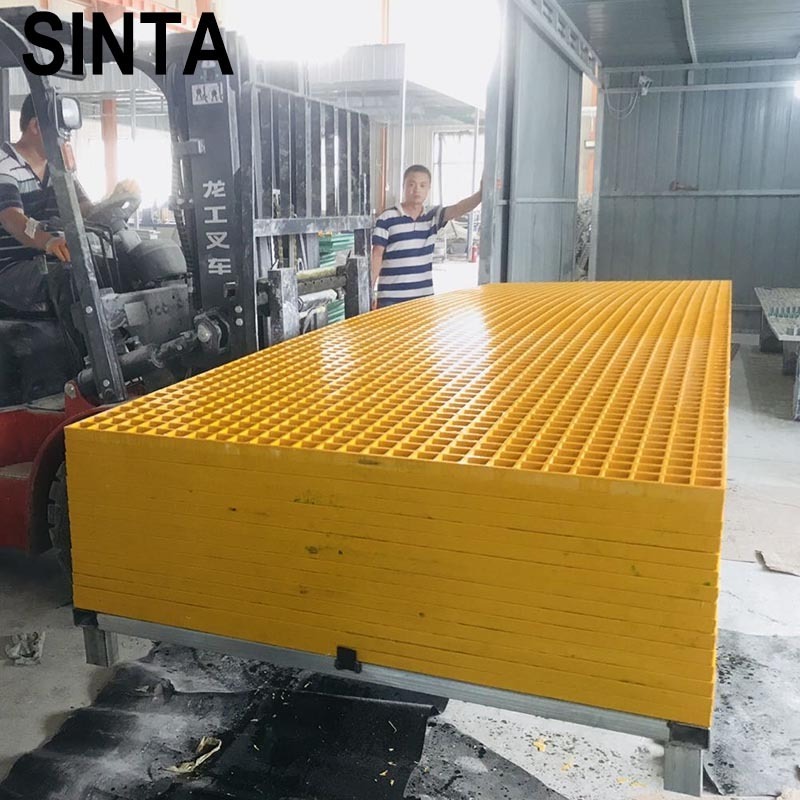 4x8 FRP sheets concave surface frp grating frp industrial grating fiberglass plastic grating