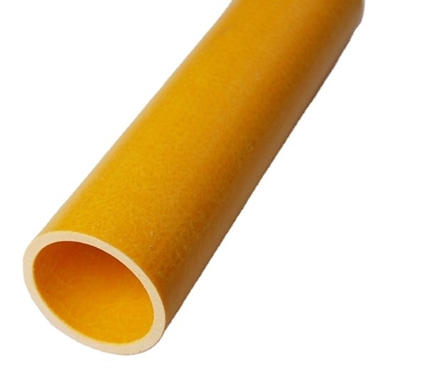 Manufacturer Supply GRP Fiberglass Pultrusion Round Tube FRP Composite Pultruded Profiles Fiberglass Round Tube