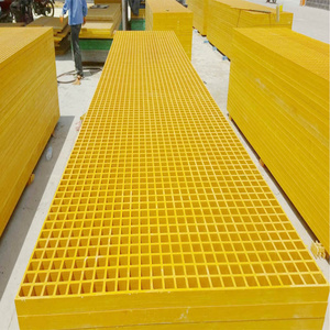 Composite panel fiberglass FRP grating waklway fiberglass plastic grating 4x8