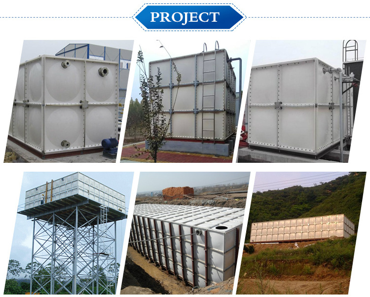 HOT SALE GRP modular Panel FRP WATER TANK for SMC Rectangular Water Storage Tank