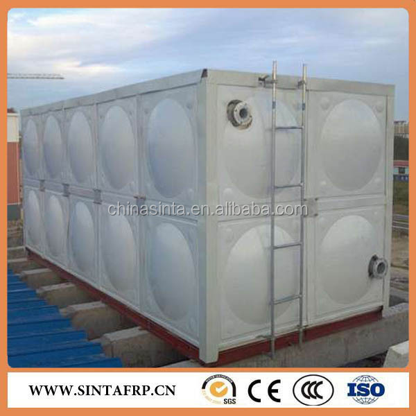 Fibre glass water tank professional manufacturer/ GRP Panel tank for drinking water