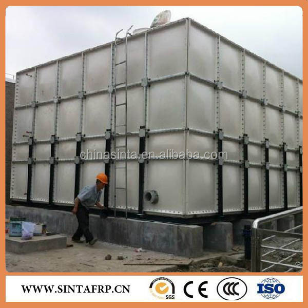 Fibre glass water tank professional manufacturer/ GRP Panel tank for drinking water