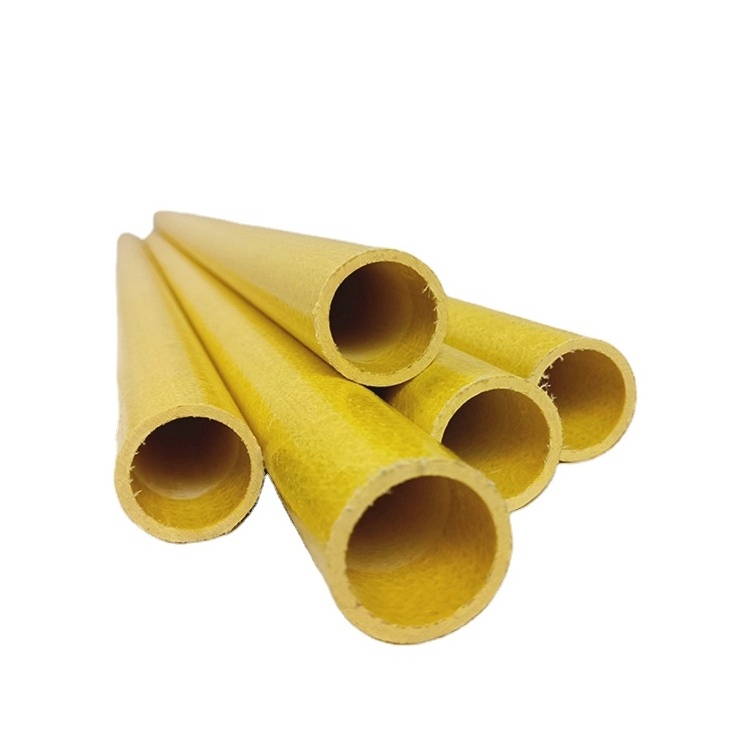 High Strength FRP Round Tube GRP Hollow Tubes Fiberglass Composite Pipe