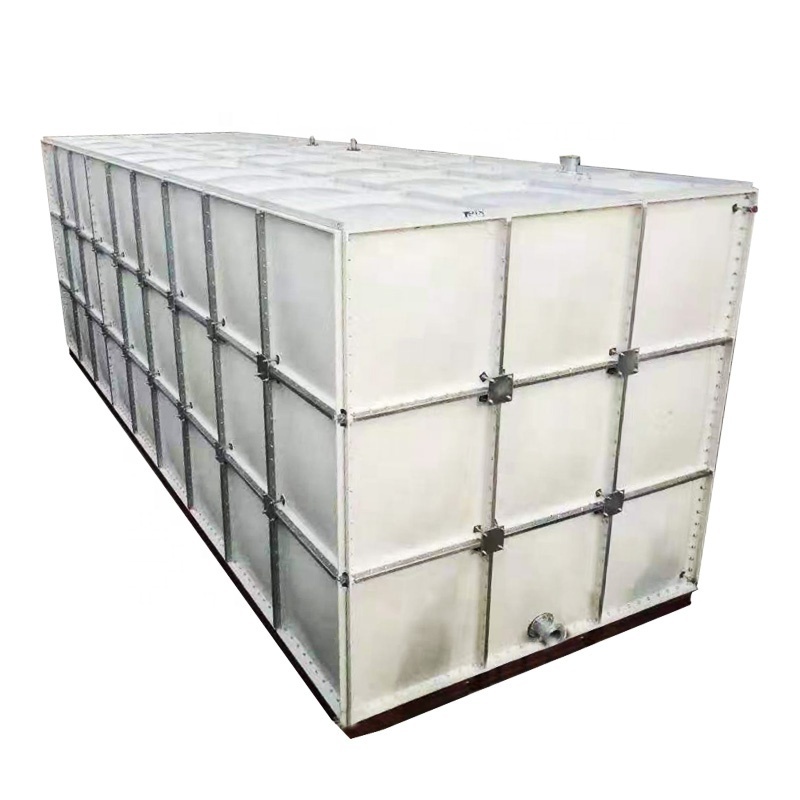 Flexible Customized rain water storage GRP FRP material water tanks