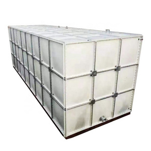 Flexible Customized rain water storage GRP FRP material water tanks