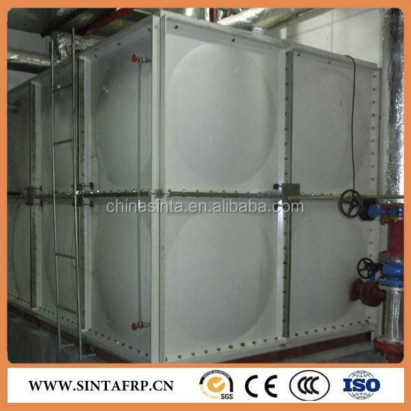 Fibre glass water tank professional manufacturer/ GRP Panel tank for drinking water