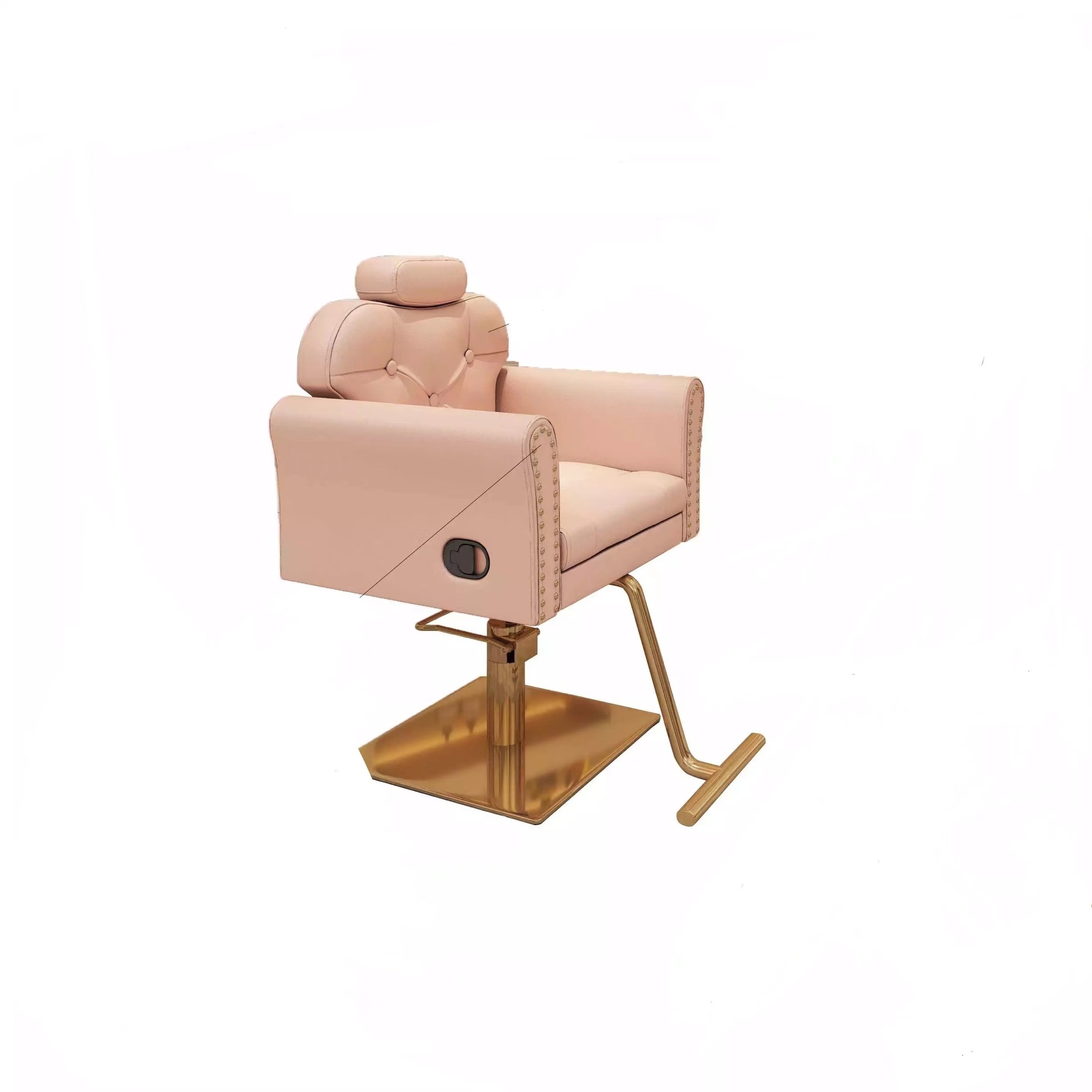 Pink Salon Furniture Barber Chair Modern Comfortable Salon Furniture Set Equipment Beauty Stylist Chair for Hair Salon Furniture