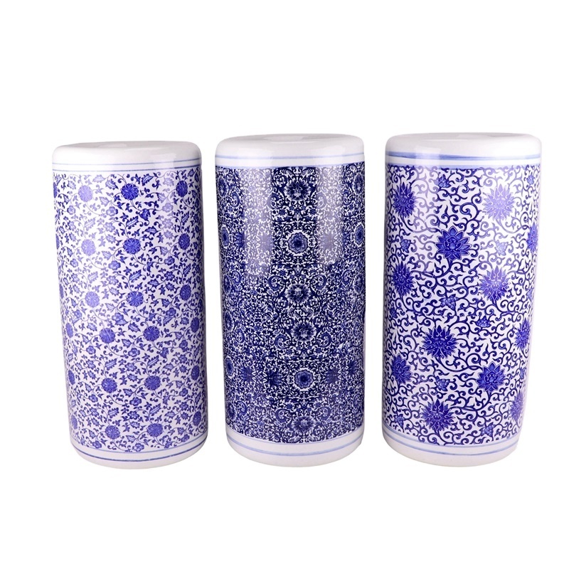 RZUA01-A/B/C/D/E/F Jingdezhen Cheap Blue and White Ceramic Umbrella  Holder