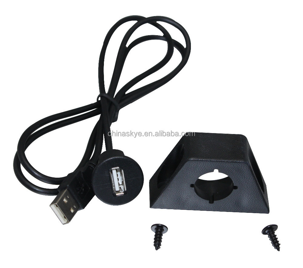 USB Extension Cable USB male to female cable with 2 mounting kits