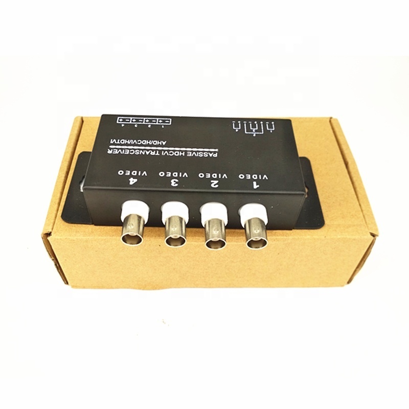 4ch Passive audio balun HD-CVI/TVI/AHD Video Balun  transformer  cctv balun Without BNC Cable (VB304H-1)