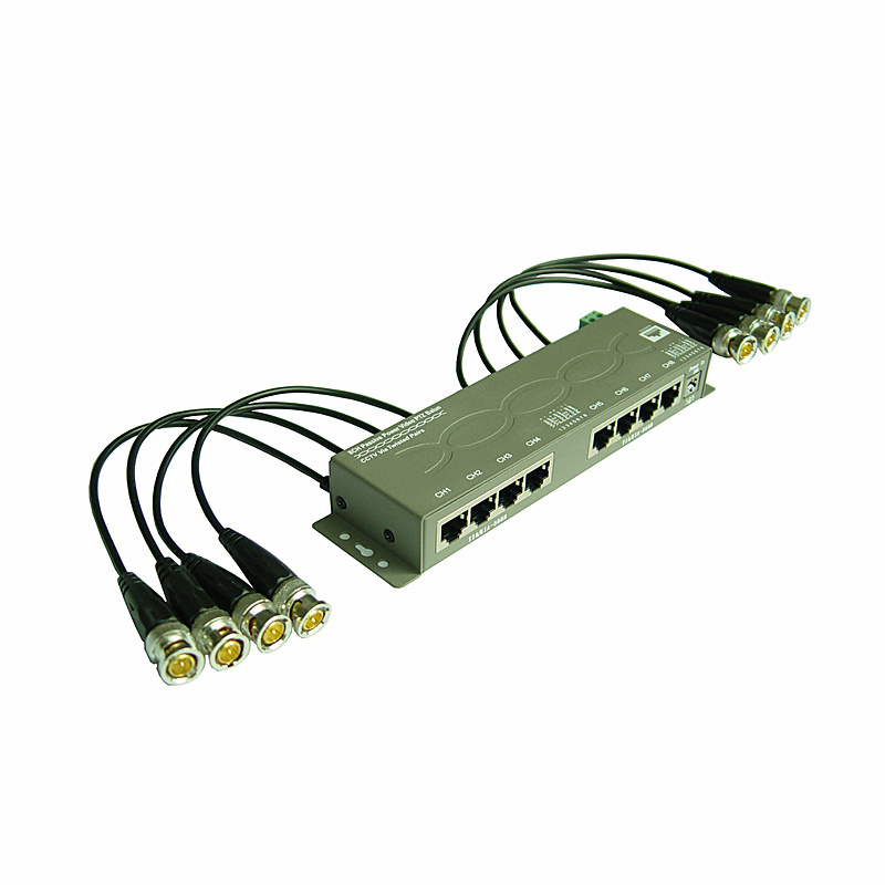 8 Channel HD-CVI/TVI/AHD CCTV UTP Passive Power Video Data Balun (PVD308H)