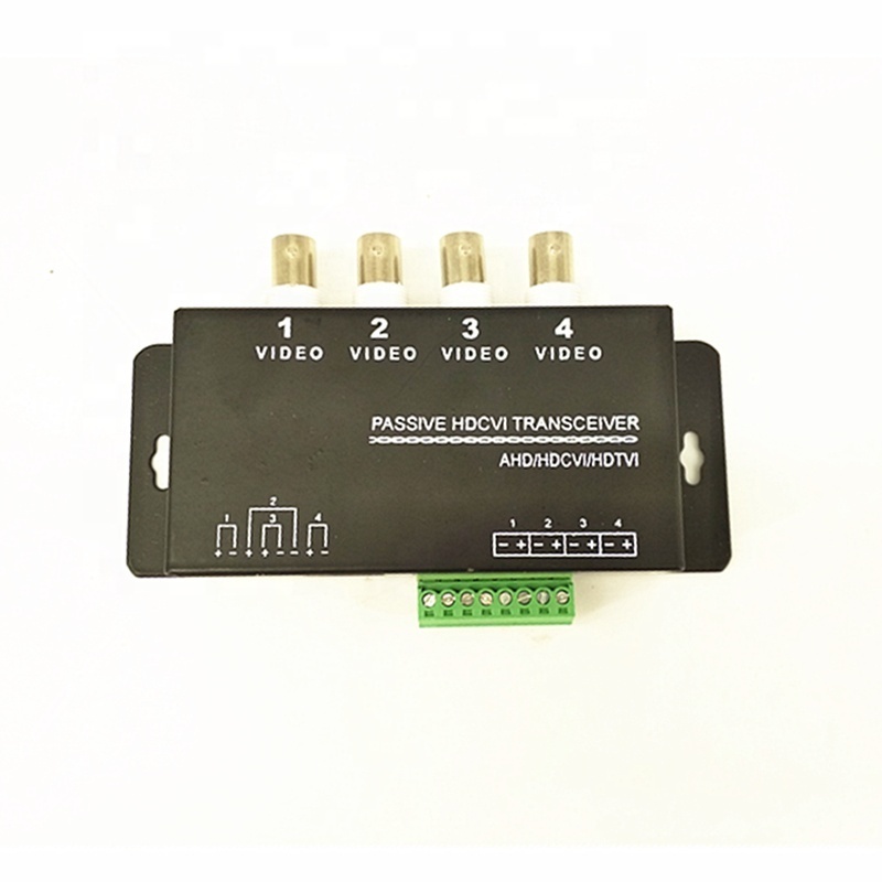 4ch Passive audio balun HD-CVI/TVI/AHD Video Balun  transformer  cctv balun Without BNC Cable (VB304H-1)