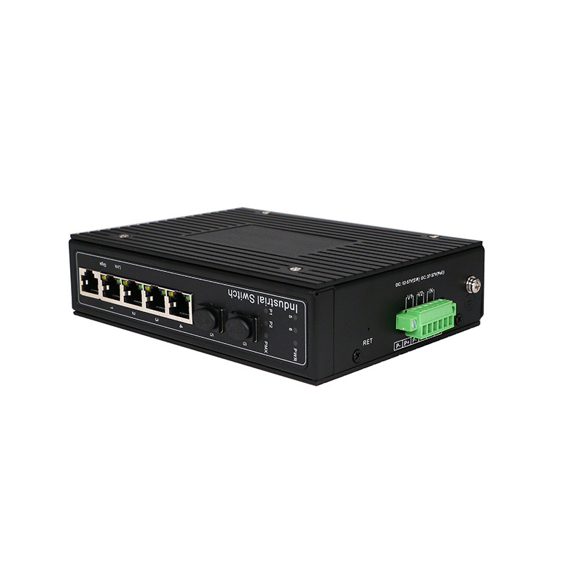 OEM 250m 4 8ports CCTV Unmanaged Managed Industrial Network Ethernet PoE Switch 48V for Hikvision IP Camera(POE0402M-3I)