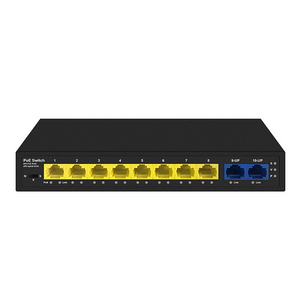 OEM 250m 4 8 9 10 16 24 32 48 Port 8ports CCTV Unmanaged Managed Network Ethernet PoE Switch 48V for Hikvision IP Camera