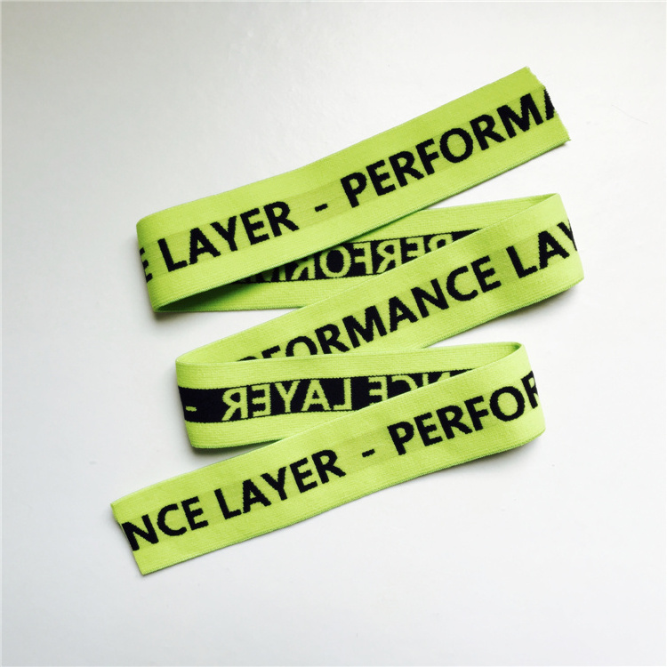 Hot sale custom garment jacquard 38mm woven elastic band for boxer